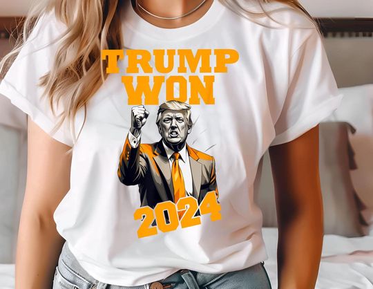 Discover Trump Won Again Shirt, Trump T-Shirt, Election Shirt, After Election Shirt
