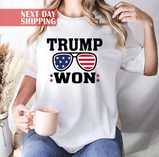 Discover Trump Won Again Shirt, Kamala Lost After Election Shirt, Trump 2024 Shirt