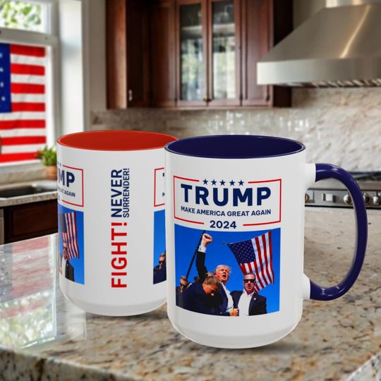 Discover Donald Trump 2024 Patriotic Coffee Mug