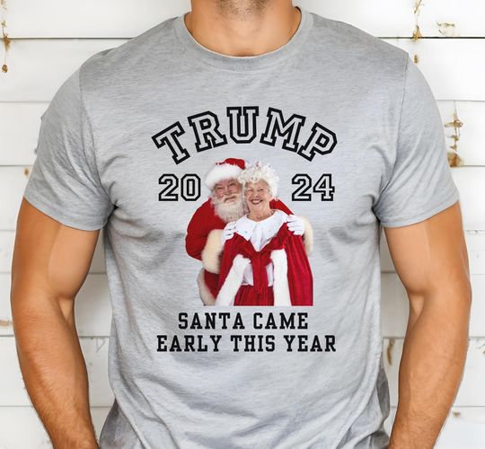 Discover Trump Won Shirt, Trump 2024 Shirt, Trump Christmas 24 Shirt