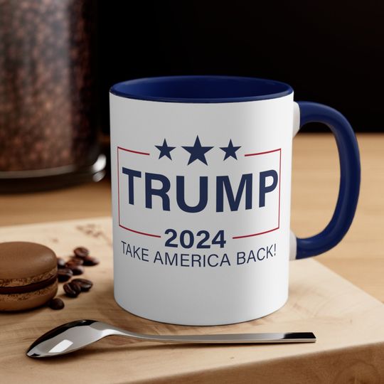 Discover TRUMP 2024 Mug, Support Trump Design, Trump Fan Gift, Donald Trump Mug