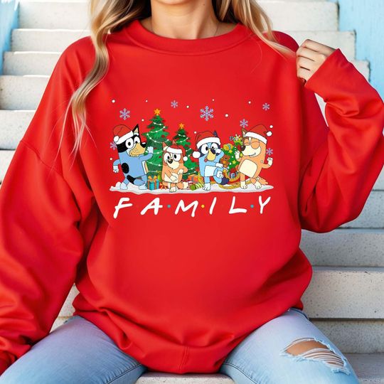 Discover BlueyDad Family Christmas Matching Pajamas