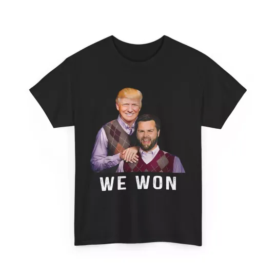 Discover Trump Vance We Won Wins Inauguration Funny Parody Trump J.D. Vance Bros T-Shirt
