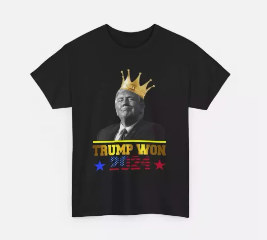 Discover Trump Won 2024 President 47th Of White House Trump Inauguration Day 2025 T-Shirt