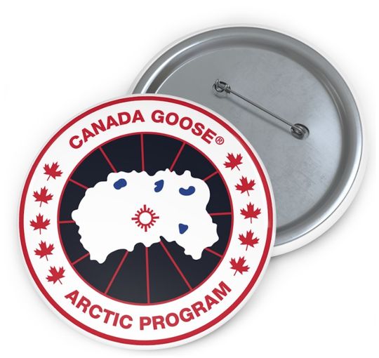 Discover Goose patch Pin Button
