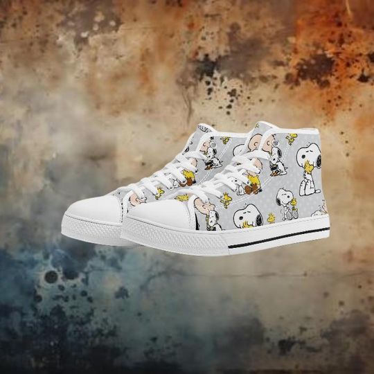 Discover Character Snoopy High Top Sneakers