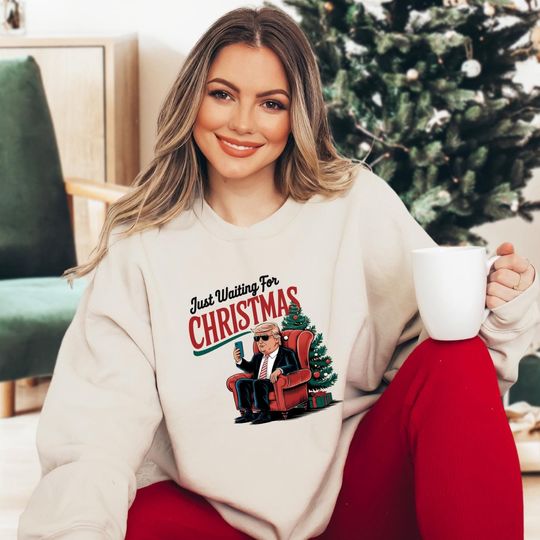 Discover Trump Funny Christmas Sweatshirt, Make Christmas Great Again Shirt