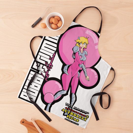 Discover Bubble Gum Girl Apron