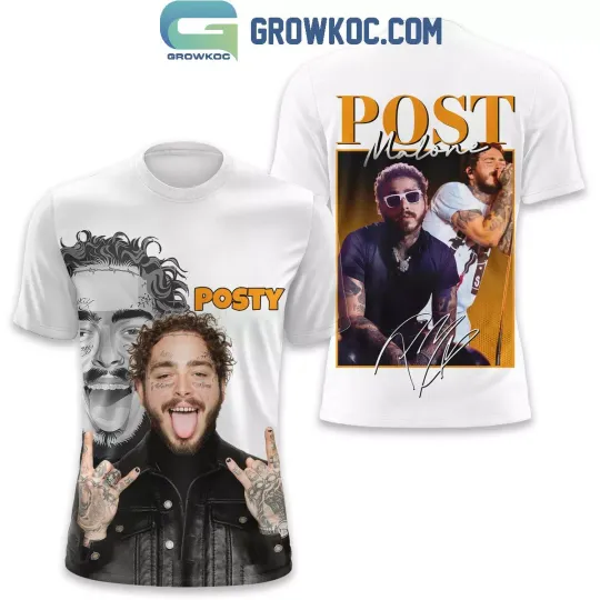 Discover Post Malone Posty A Happier Song 3D T-Shirt