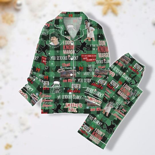 Discover Christmas Clark Griswold Pajamas Set