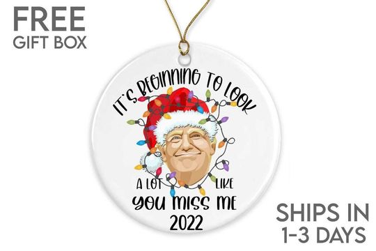 Discover Donald Trump Christmas Ornament , Funny Trump Ornament