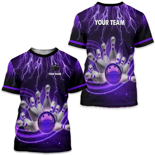 Discover Personalized Name Bowling 3D Shirts, Costume Name Bowling 3D Shirt