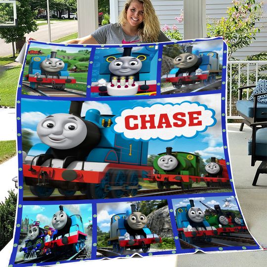 Discover Personalized Thomas The Train Quilt Blanket, Thomas And Friends Fleece Blanket