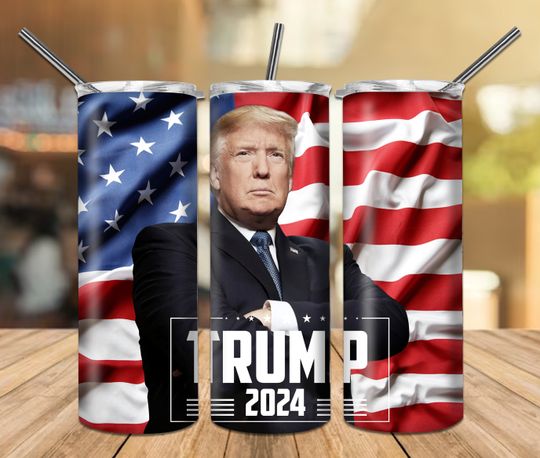 Discover Trump 2024 20oz Tumbler , Trump Train Tumbler