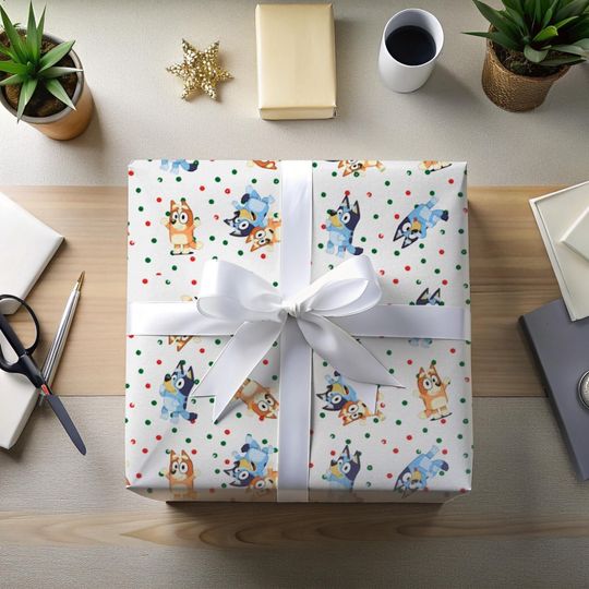 Discover BlueyDad christmas Wrapping Papers, Christmas Gift
