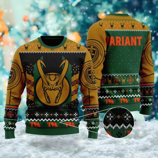 Discover Christmas Variant Movie Character Ugly Christmas Sweater, Villain Xmas Sweatshirt