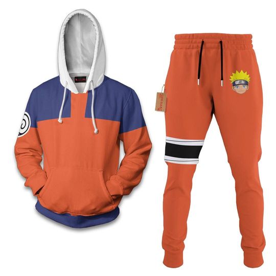 Discover Shippuden Hoodie And Jogger Set Anime Costume