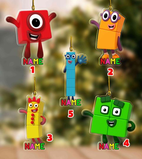 Discover Numberblocks Christmas Ornament, Number Blocks Characters, Custom Christmas Tree Decor