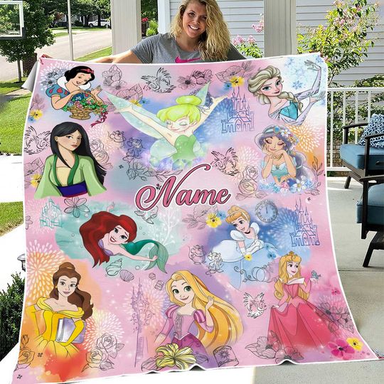 Discover Personalized Princess Blanket