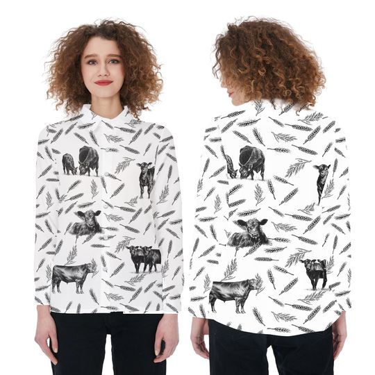 Discover Unique Black Angus Pattern Casual Shirt