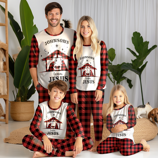 Discover Team Jesus - Personalized Pajama Set