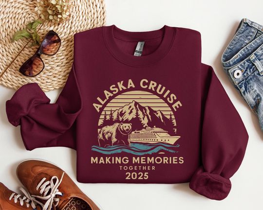 Discover 2025 Alaska Cruise Sweatshirt - Travel Gear