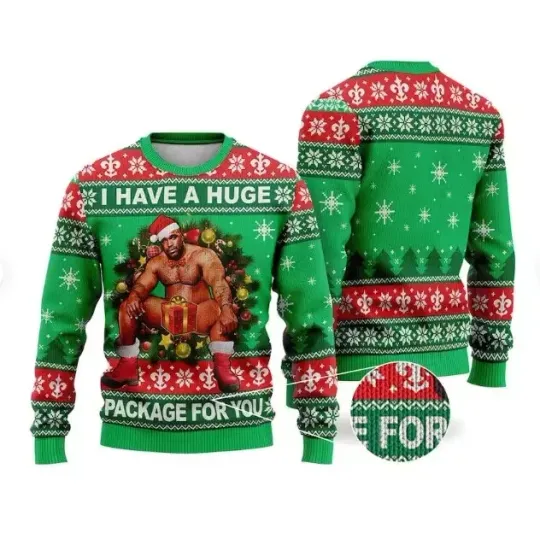 Discover Barry Wood Christmas 3D Ugly Sweater HALLOWEEN GIFT CHRISTMAS GIFT