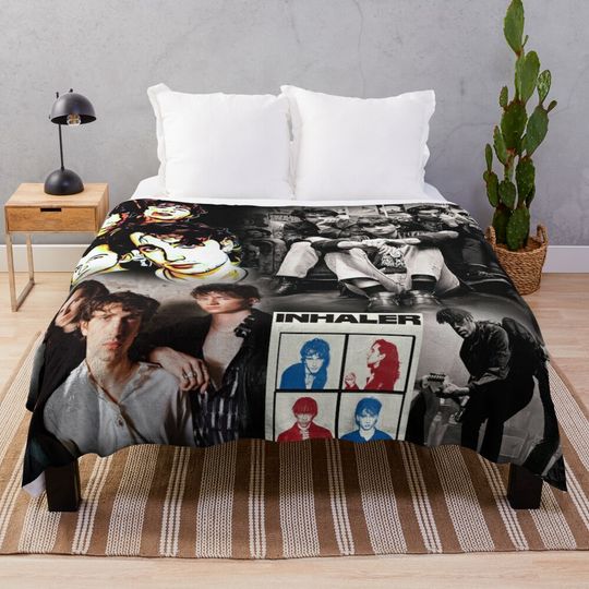 Discover Inhaler band Dublin Throw Blanket