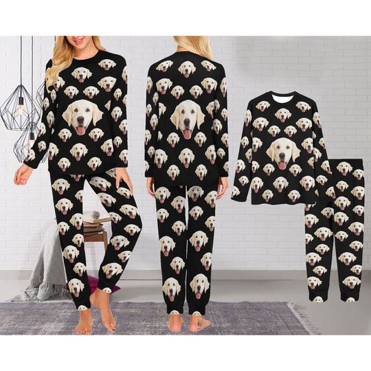 Discover Custom Pajamas with Personalized Pet Photo