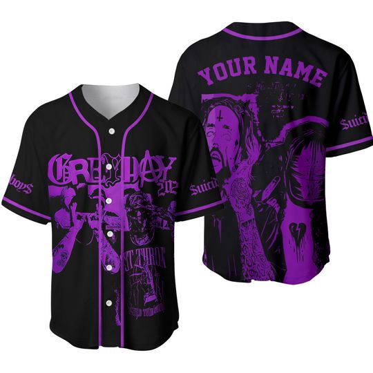 Discover Personalized Suicideboys Grey Day Tour 2024 Baseball Jersey