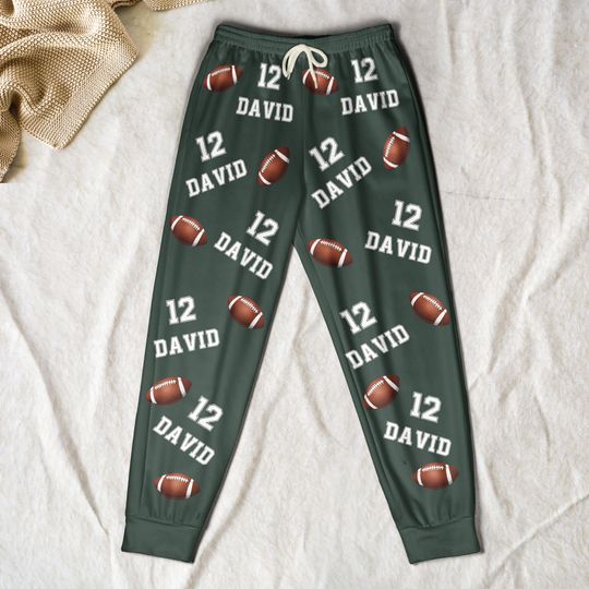 Discover American Football Custom Name, Number - Personalized Sweatpants