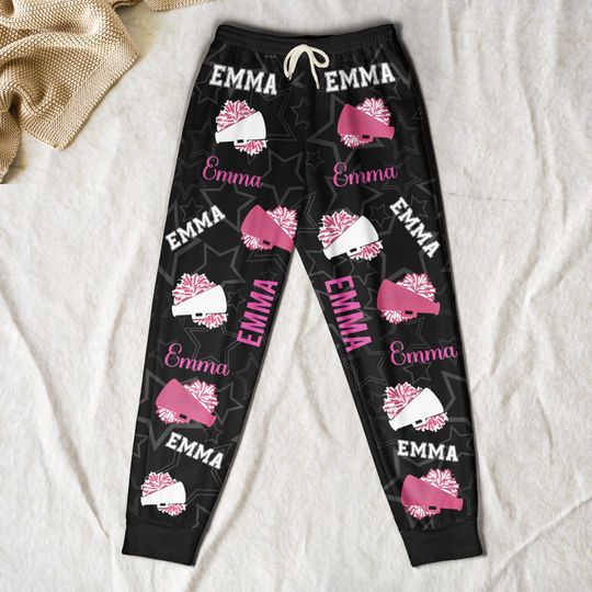 Discover Cheerleader Custom Name, Color - Personalized Sweatpants
