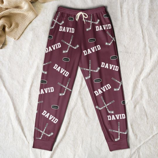 Discover Hockey Custom Name - Personalized Sweatpants