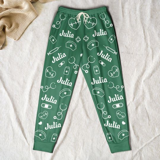Discover Nurse Custom Name - Personalized Sweatpants