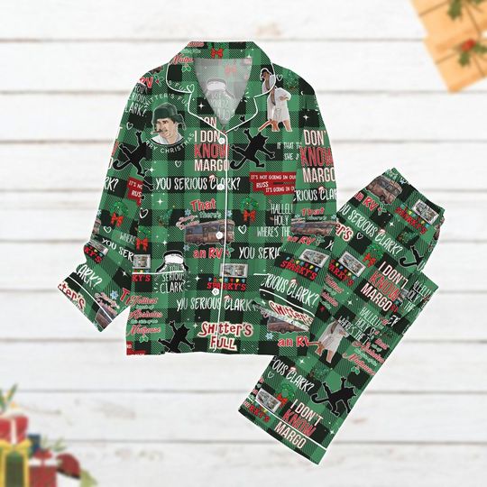 Discover Christmas Shitters Full Pajamas Set, National Lampoons Christmas Vacation Shirt