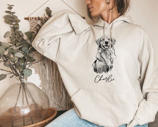 Discover Personalized Pet Portrait Hoodie