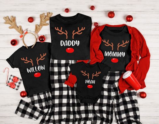 Discover Matching Family Christmas Shirts - Personalized Holiday Shirts