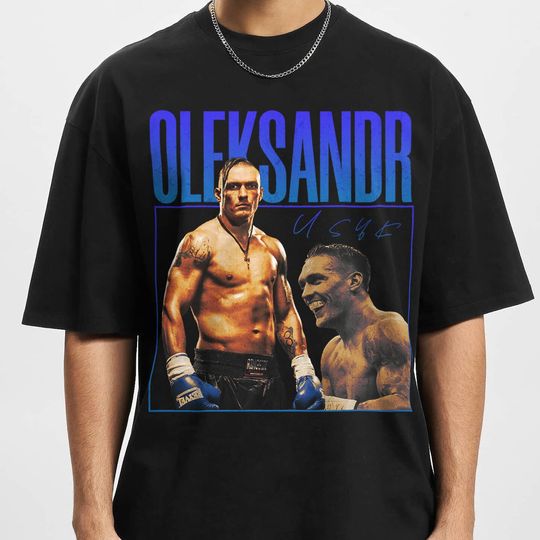 Discover Vintage 90s Graphic Style Oleksandr Usyk T-Shirt