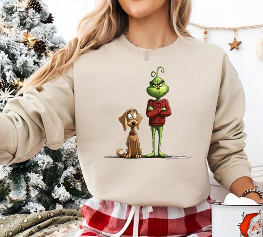 Discover Funny Character Christmas Sweatshirt