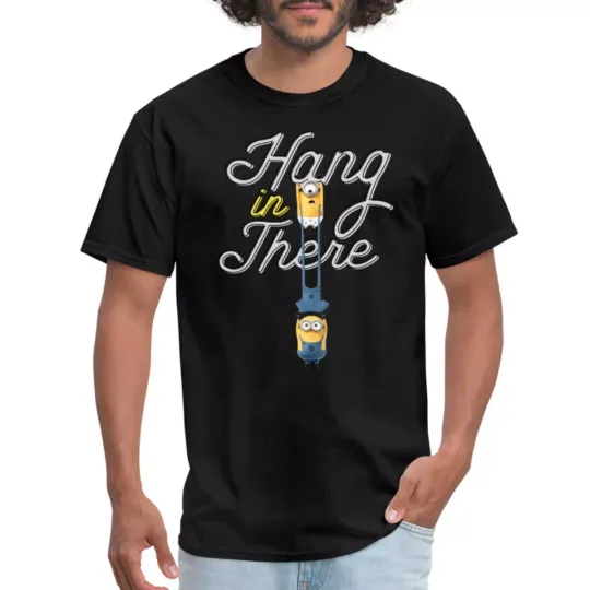 Discover Minions Merch Hang In There Officially Licensed T-Shirt