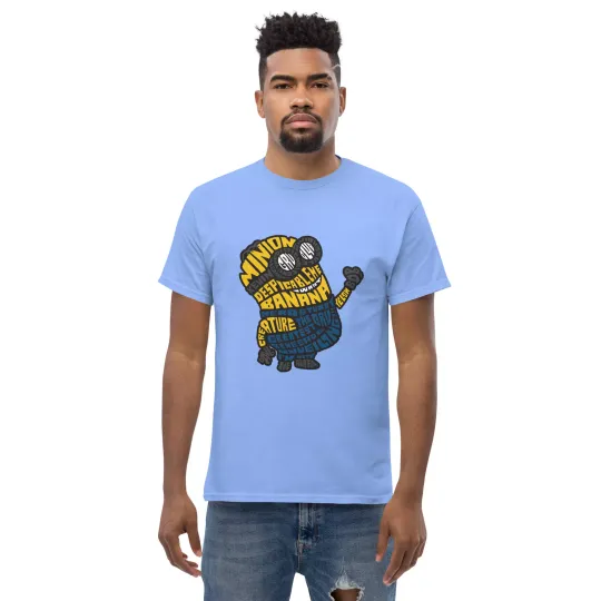 Discover T-shirt Minion Calligram - Men's classic tee