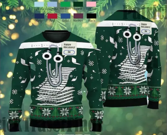 Discover Windows Ugly Christmas Sweater, Latest Holiday Ugly Christmas Wool Sweater