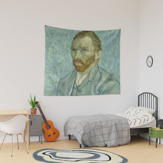 Discover Self-portrait 1889 Van Gogh Tapestry