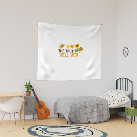 Discover Little Sunflowers | sunflower art | winter sunshine Tapestry
