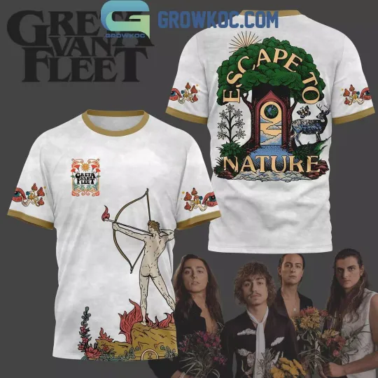 Discover Greta Van Fleet Escape To Nature 3D T-Shirt