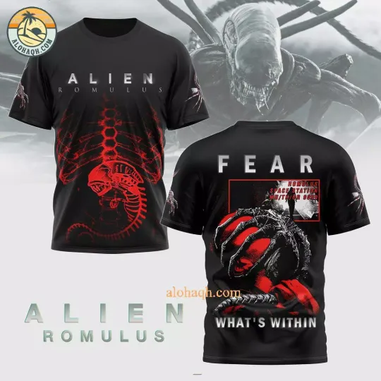 Discover Alien Romulus Fear What’s Within 3D T-Shirt