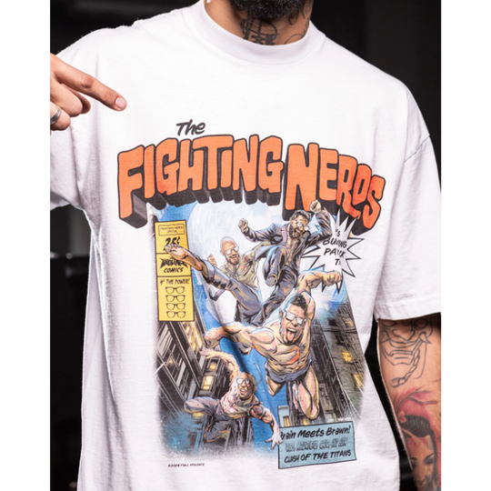 Discover Full Violence Store Fighting Nerds The Fighting Nerds Comic Book Shirt