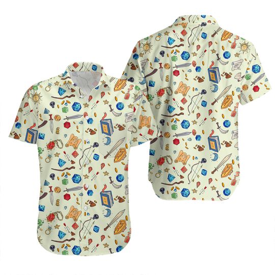 Discover Dungeons And Dragons Hawaiian Shirt