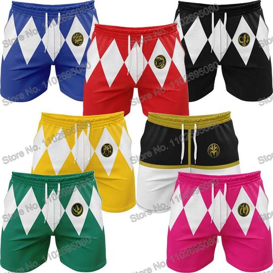 Discover Super Sentai Diving Shorts, Power Rangers Beach Shorts DS232