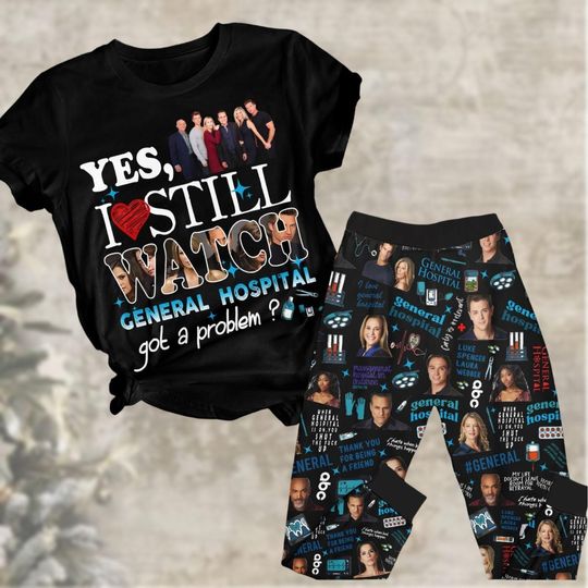 Discover Christmas General Hospital Pajamas Set, Vintage Hospital Movie